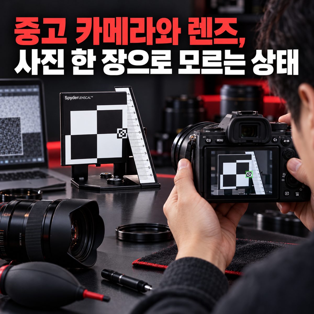 중고 카메라와 렌즈, 사진 한 장으로 모르는 상태