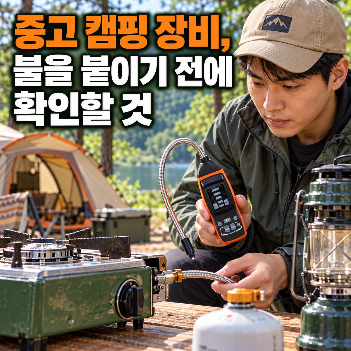 중고 캠핑 장비, 불을 붙이기 전에 확인할 것