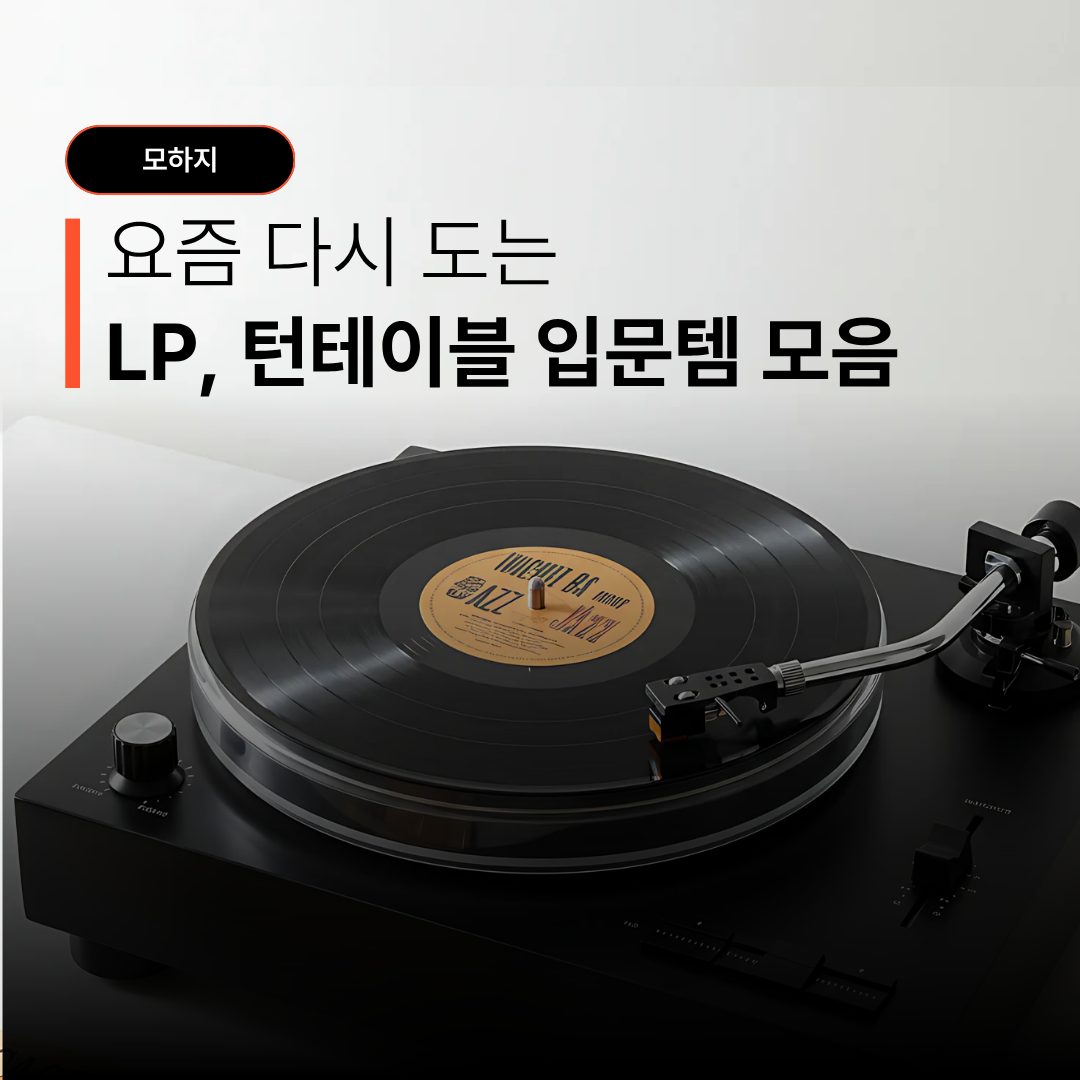 요즘 다시 도는 LP, 턴테이블 입문템 모음