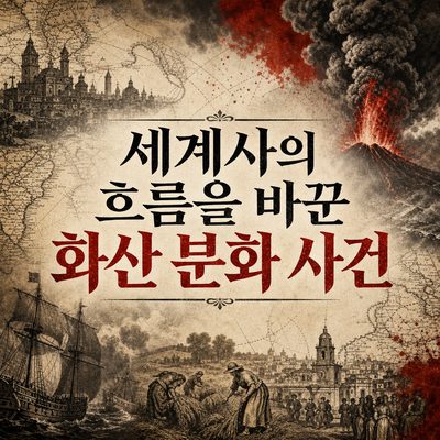 세계사의 흐름을 바꾼 화산 분화 사건