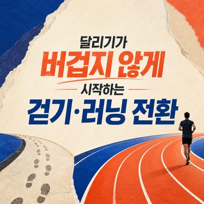 달리기가 버겁지 않게 시작하는 걷기·러닝 전환