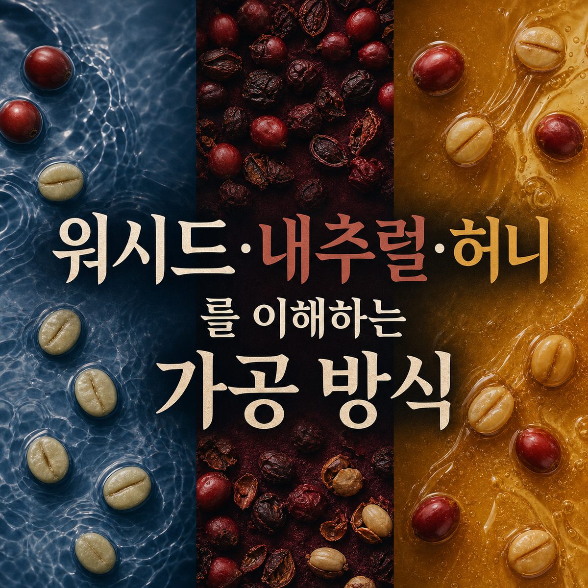 워시드·내추럴·허니를 이해하는 가공 방식