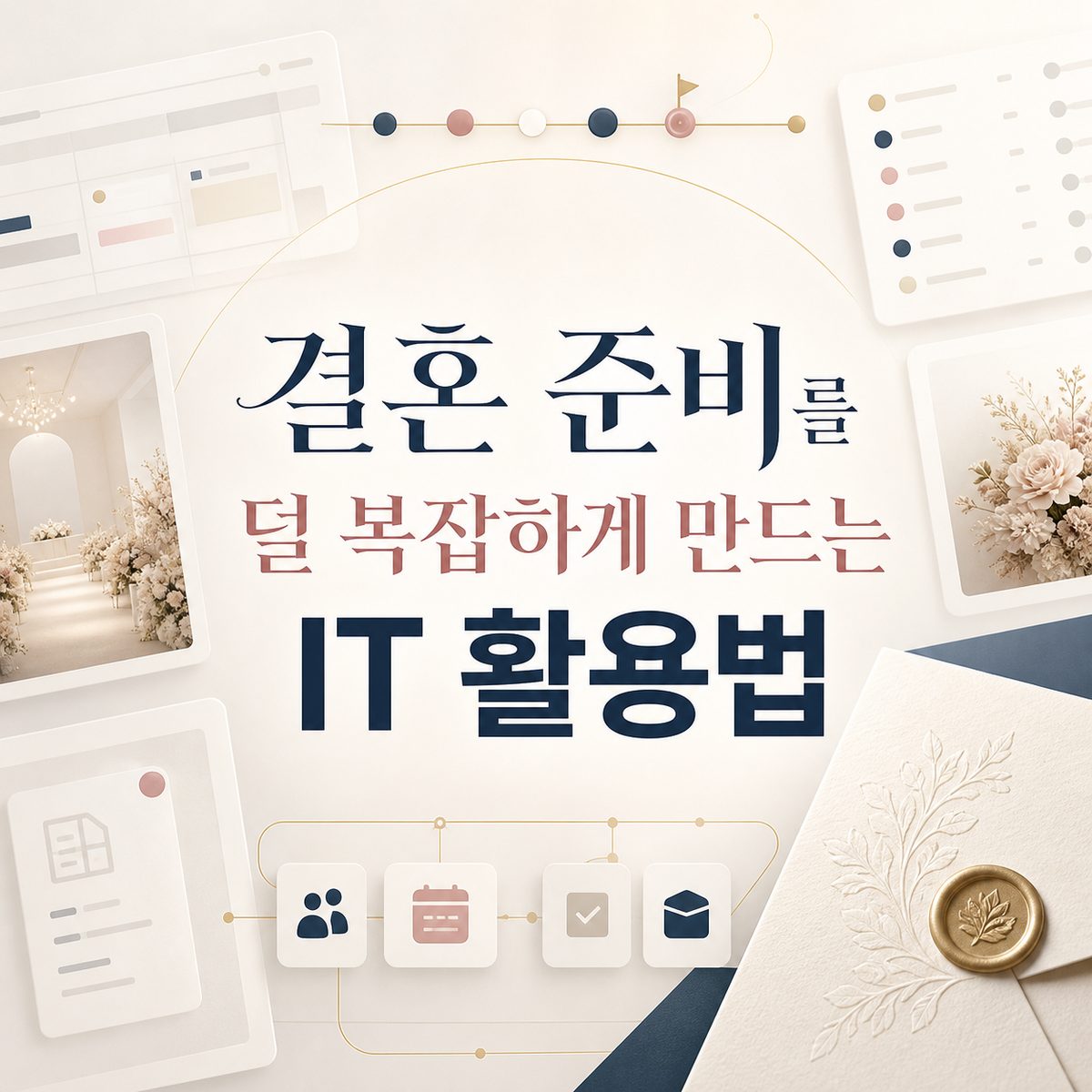 결혼 준비를 덜 복잡하게 만드는 IT 활용법