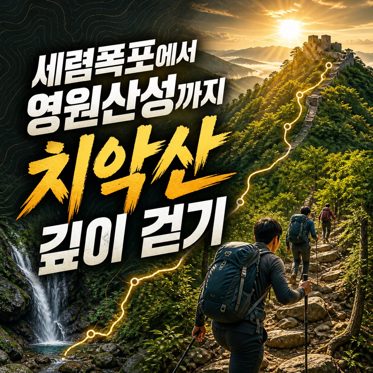 세렴폭포에서 영원산성까지 치악산 깊이 걷기