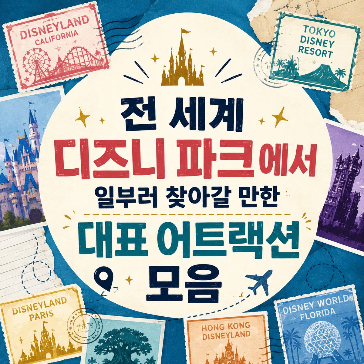 전 세계 디즈니 파크에서 일부러 찾아갈 만한 대표 어트랙션 모음