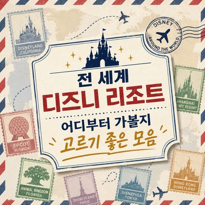 전 세계 디즈니 리조트 어디부터 가볼지 고르기 좋은 모음