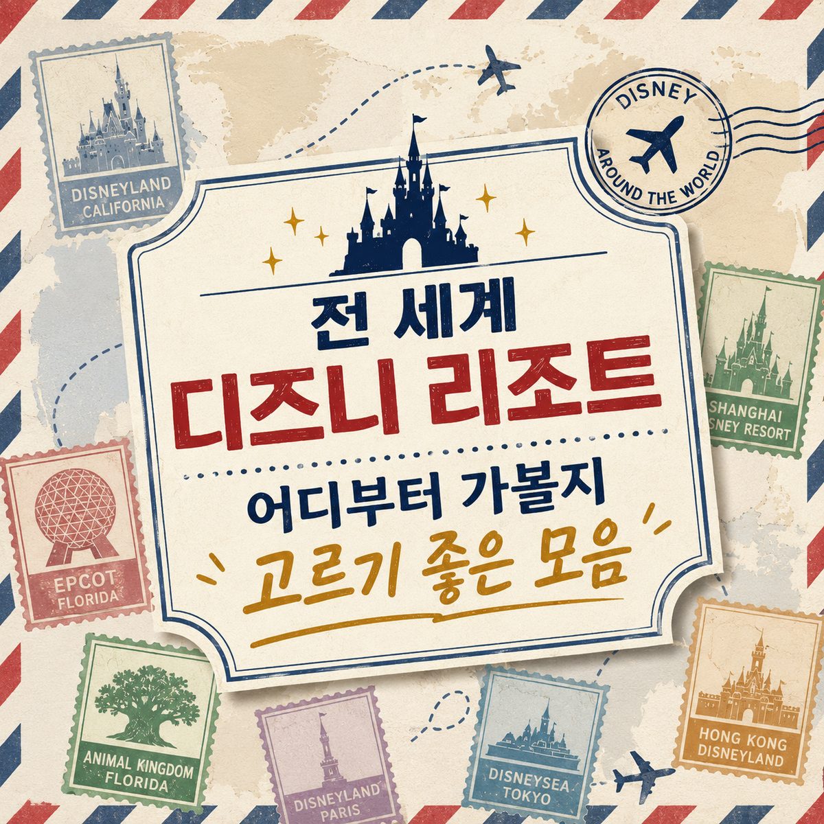 전 세계 디즈니 리조트 어디부터 가볼지 고르기 좋은 모음
