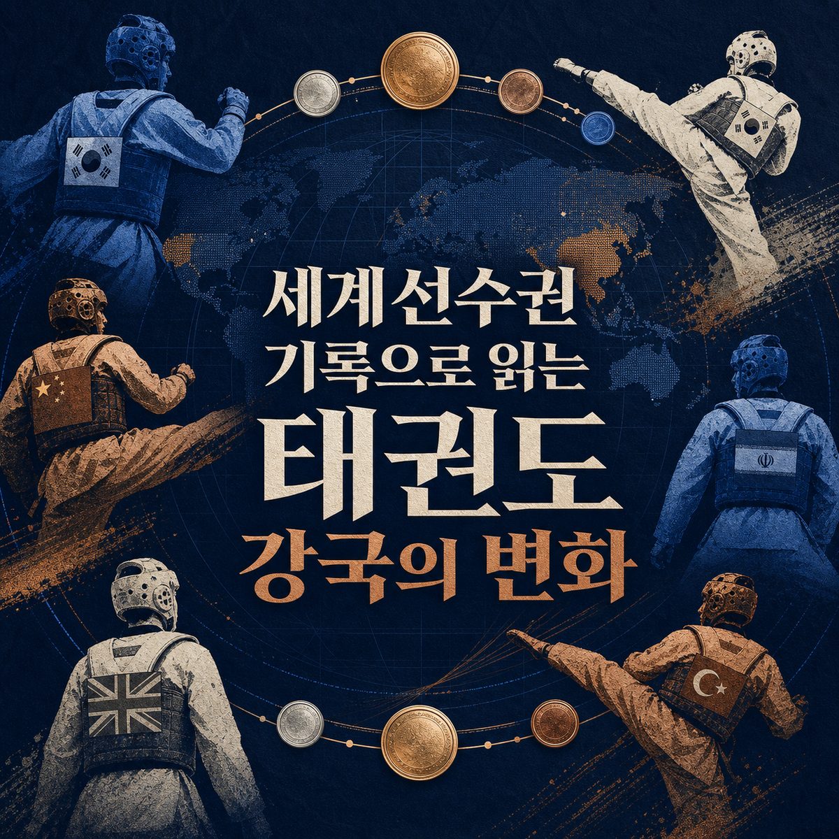 세계선수권 기록으로 읽는 태권도 강국의 변화