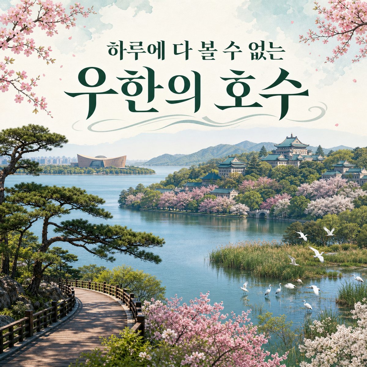 호수 하나를 하루에 다 볼 수 없는 도시