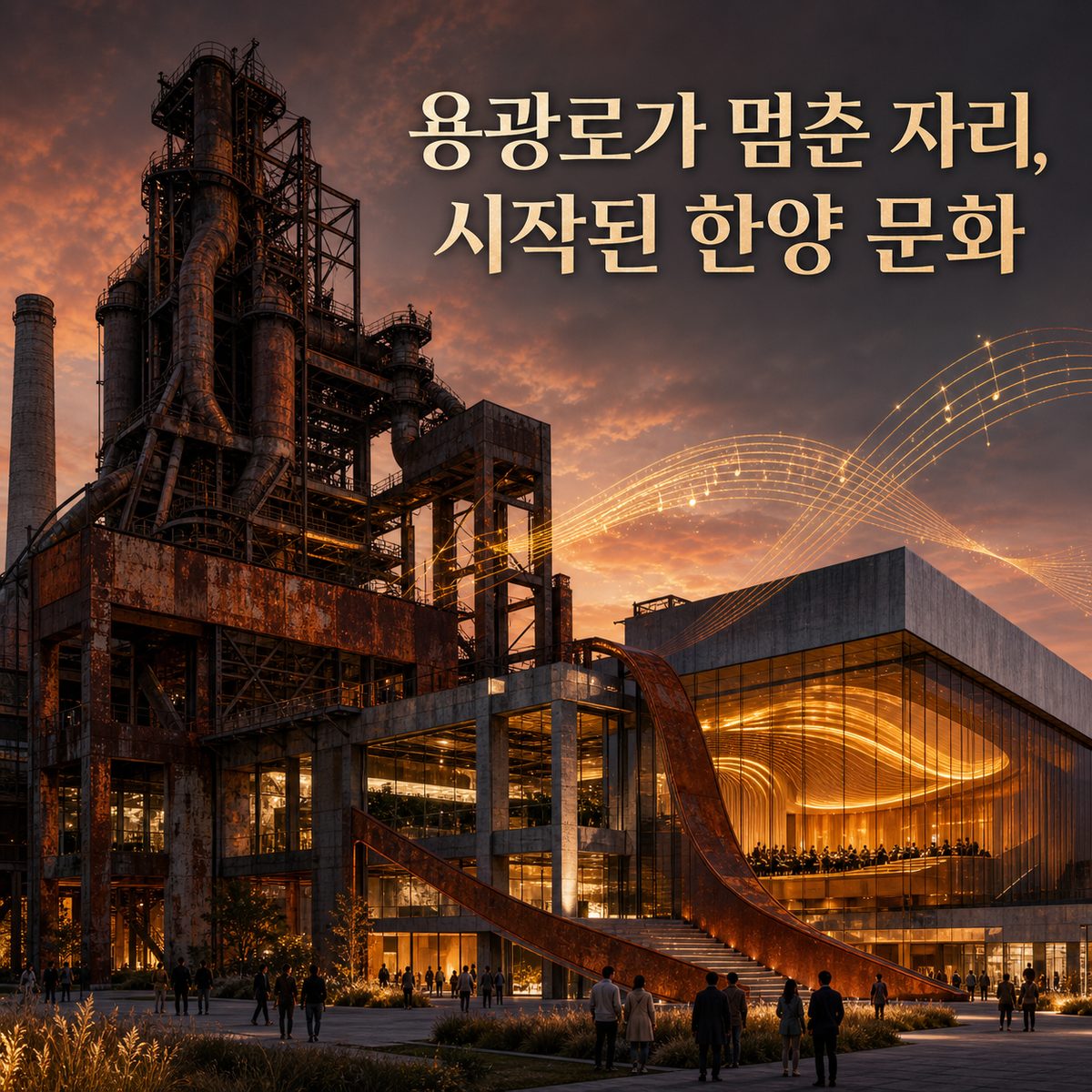 용광로가 멈춘 자리에서 한양의 문화가 시작됐다