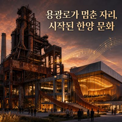 용광로가 멈춘 자리에서 한양의 문화가 시작됐다
