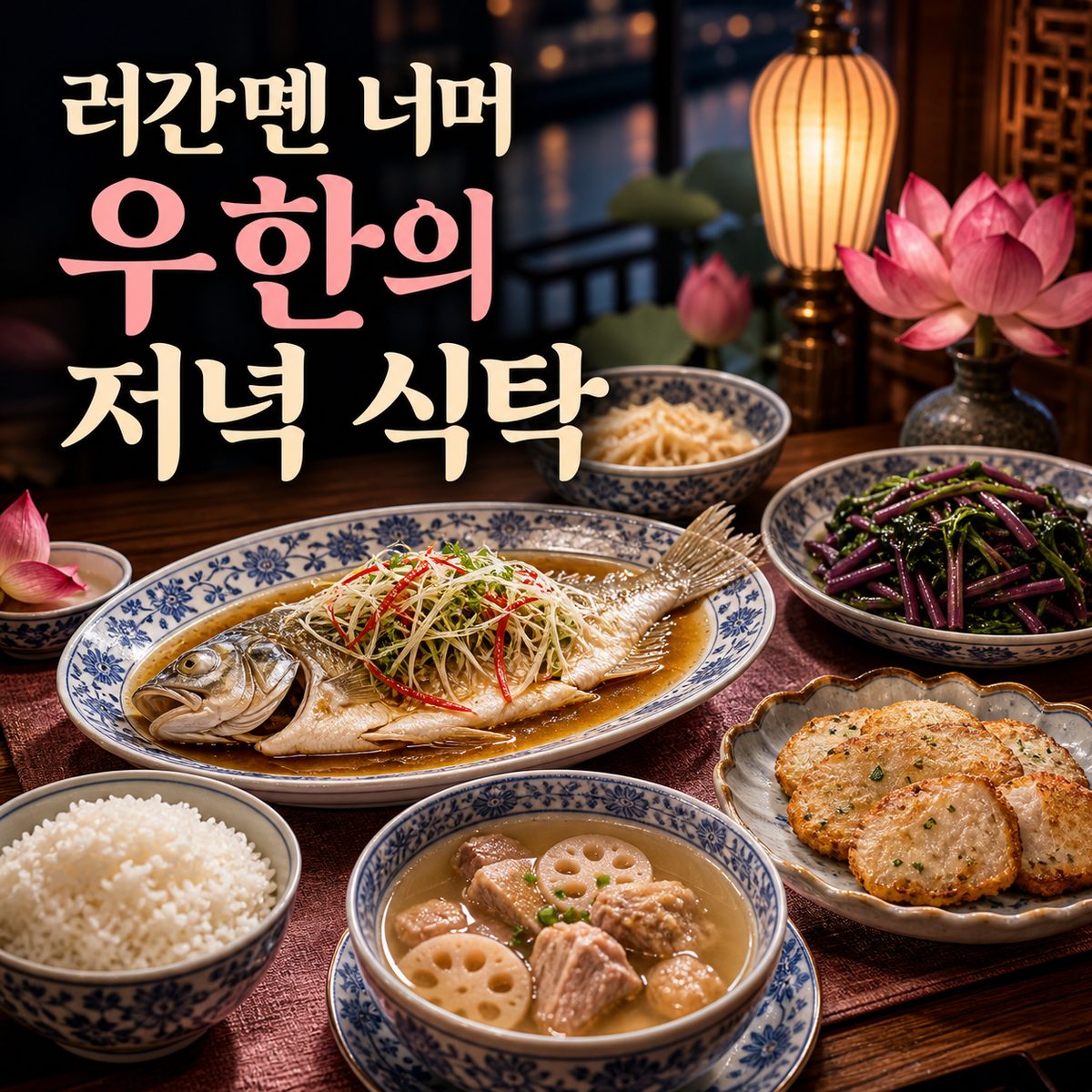 러간몐만 먹고 떠나면 놓치는 우한의 저녁