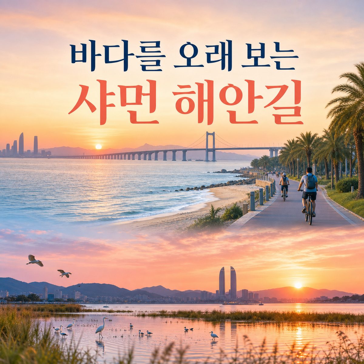 바다를 가장 오래 바라보는 샤먼 해안길