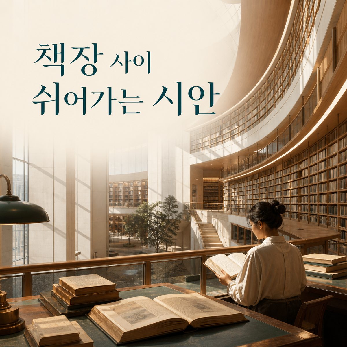 책장을 넘기며 쉬어가는 시안의 지식 공간