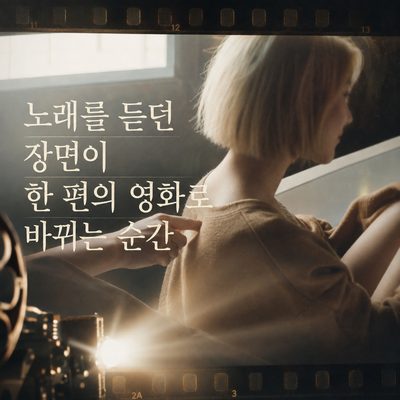 노래를 듣던 장면이 한 편의 영화로 바뀌는 순간