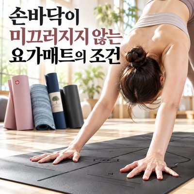 손바닥이 미끄러지지 않는 요가매트의 조건