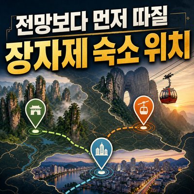 아침 전망보다 먼저 따져볼 장자제 숙소의 위치