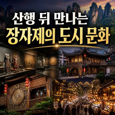 산에서 내려온 뒤 만나는 장자제의 진짜 밤