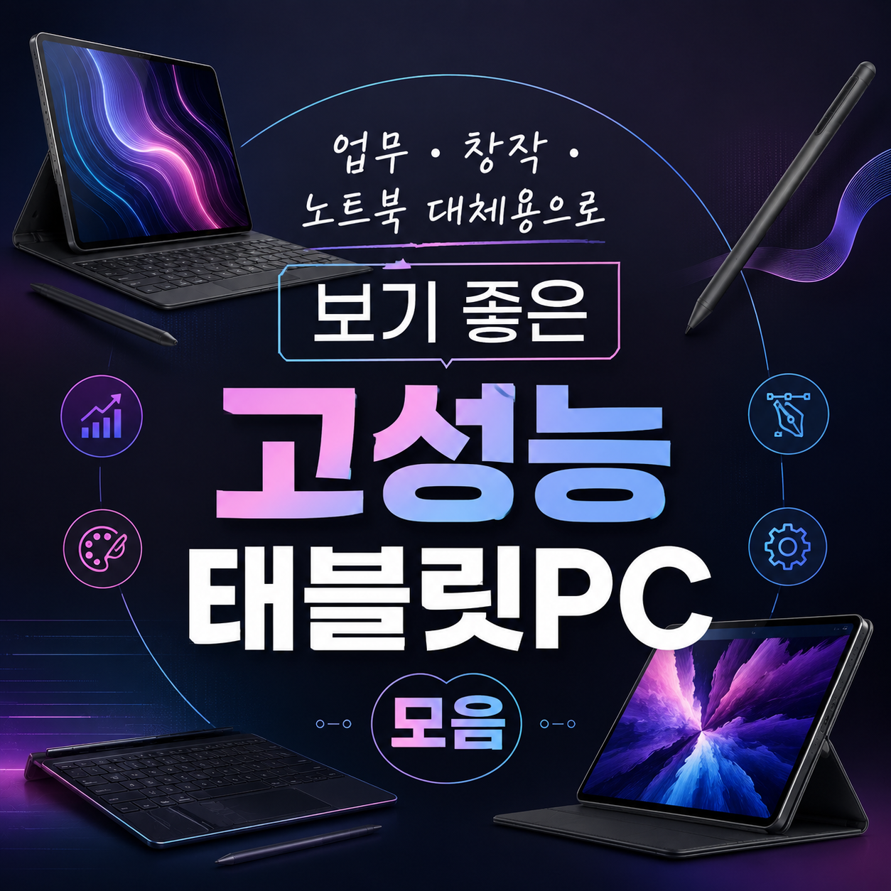 노트북 대신 쓸 만한 고성능 태블릿PC 정리
