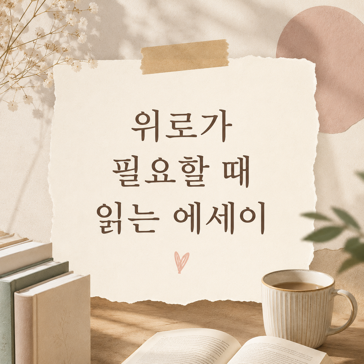 위로가 필요할 때 읽는 에세이