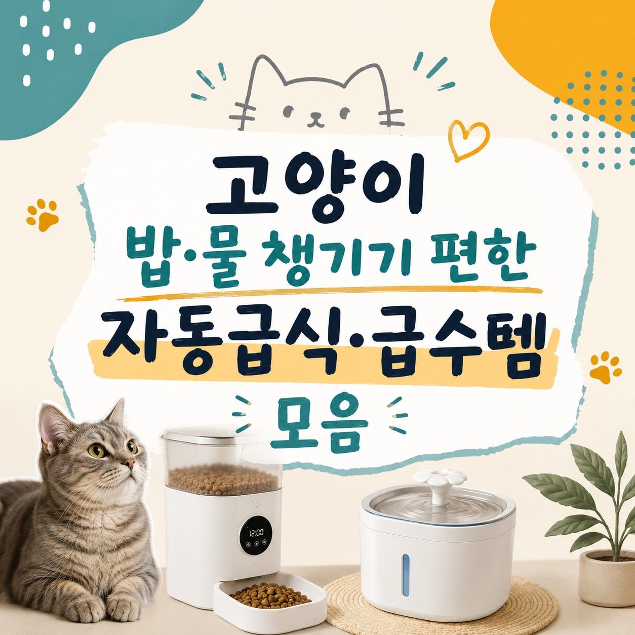 고양이 밥·물 챙기기가 편해지는 급식·급수 아이템 10