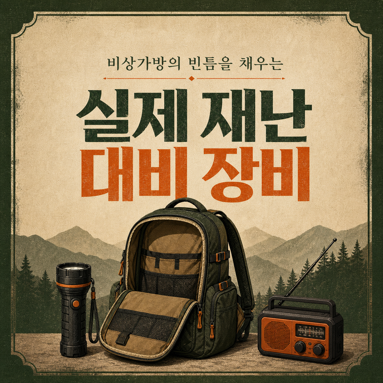 비상가방, 물건 개수보다 '역할'로 채워야 하는 이유