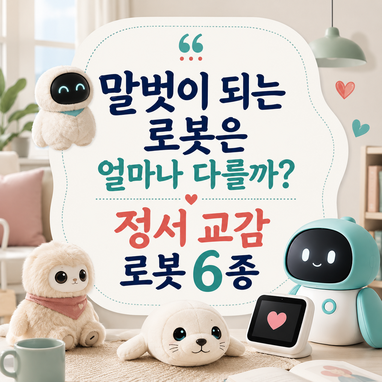 Talking, Cuddly, or Just Curious โ 6 Companion Robots Compared
