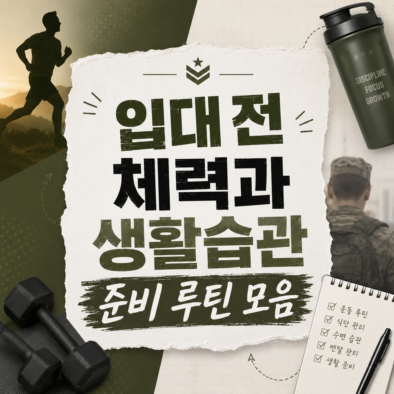 입대 전에 챙겨두면 좋은 체력·생활 습관 8