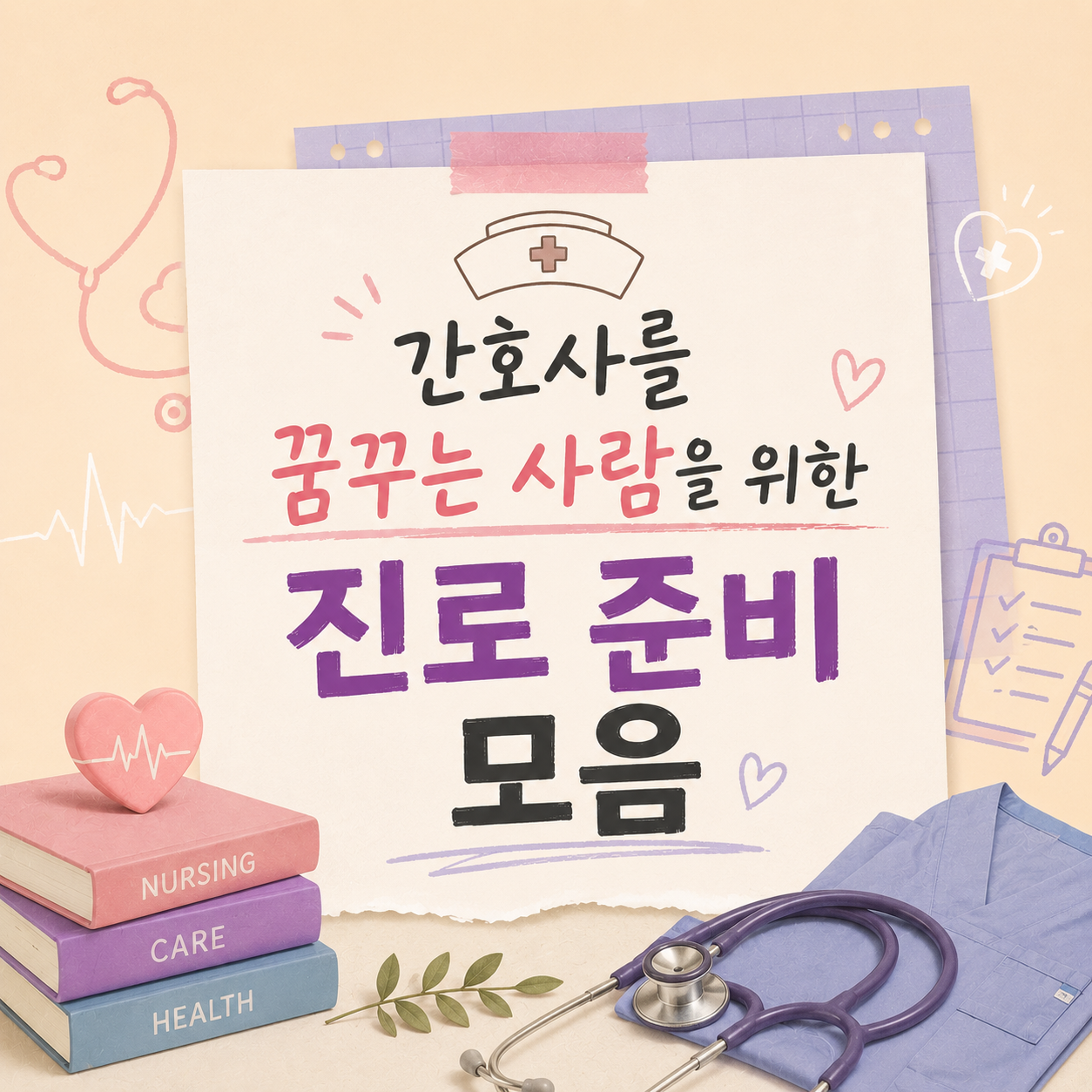 간호사가 되기까지, 입시보다 긴 7단계 준비 과정을 미리 그려보세요