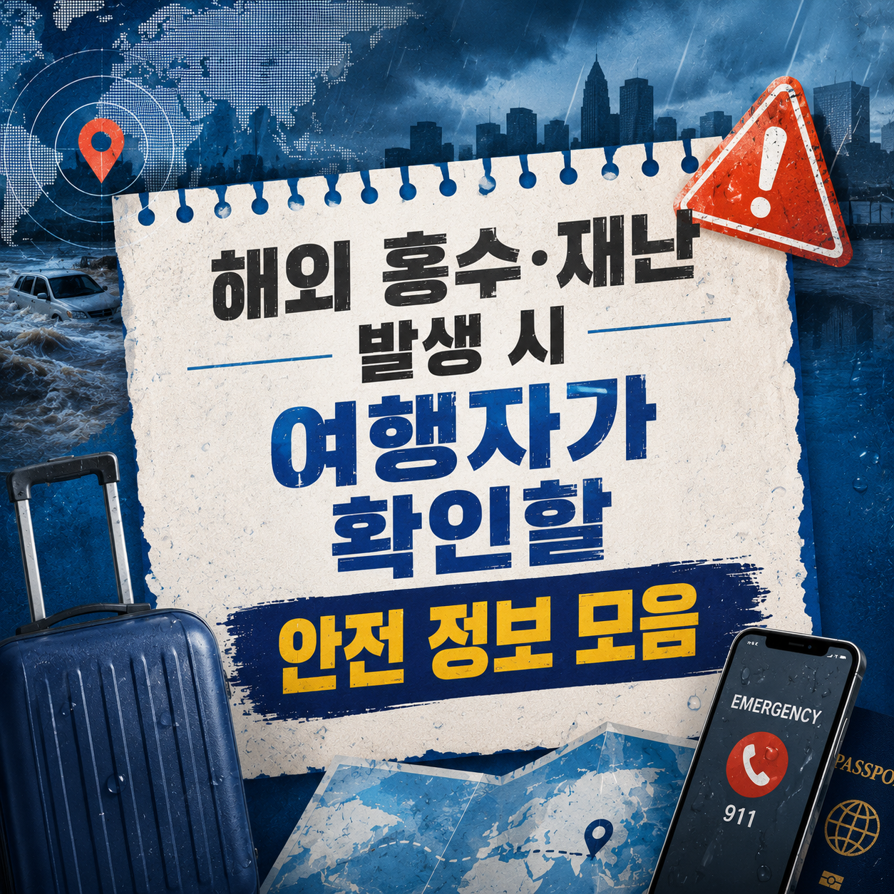 해외 뉴스에 나온 그 나라, 지금 가도 되나 — 홍수·재난 확인 순서 10가지