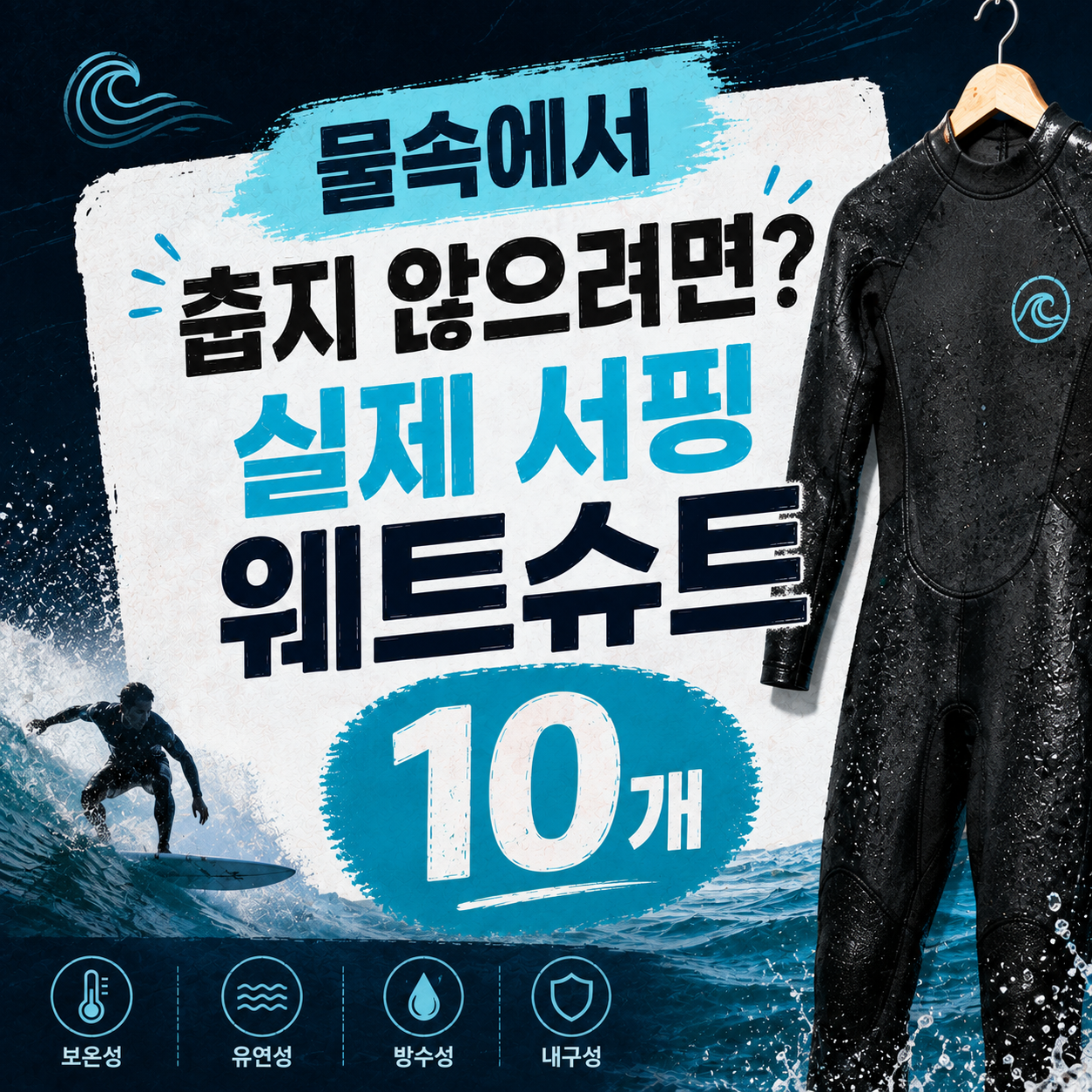 웨트슈트, 브랜드보다 지퍼 방식과 두께 표기부터 확인하세요
