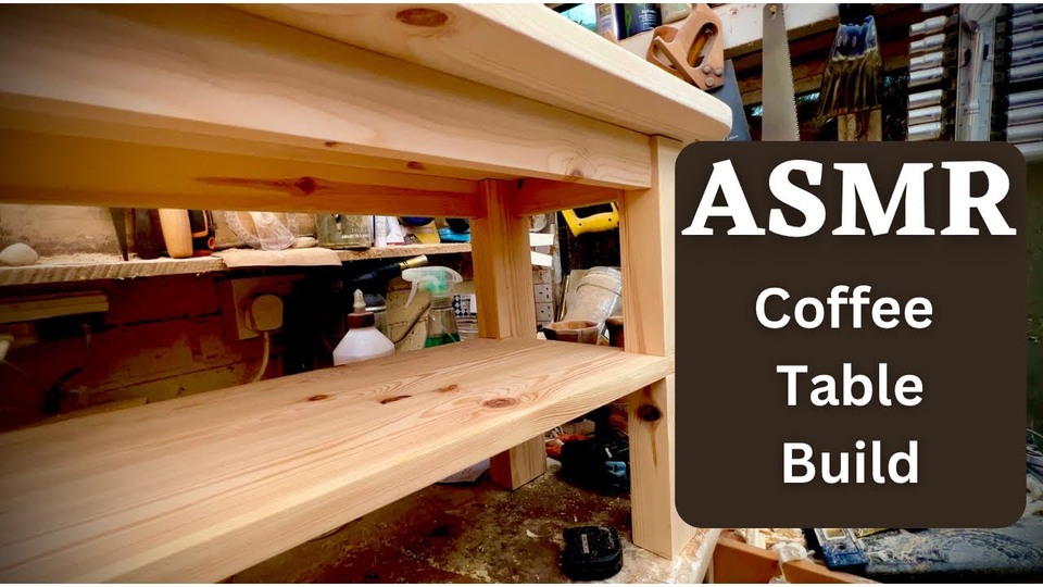 手工具だけで作るコーヒーテーブル — ASMR Woodsmith