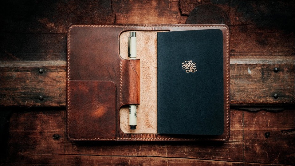 革製ペンループジャーナルの手作り — Little King Goods