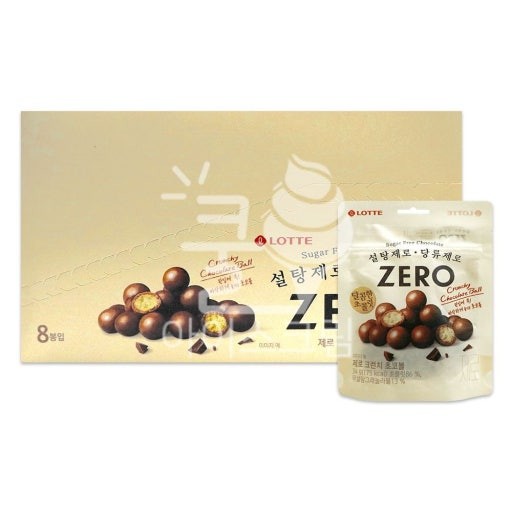 롯데 제로 크런치 초코볼 34g
