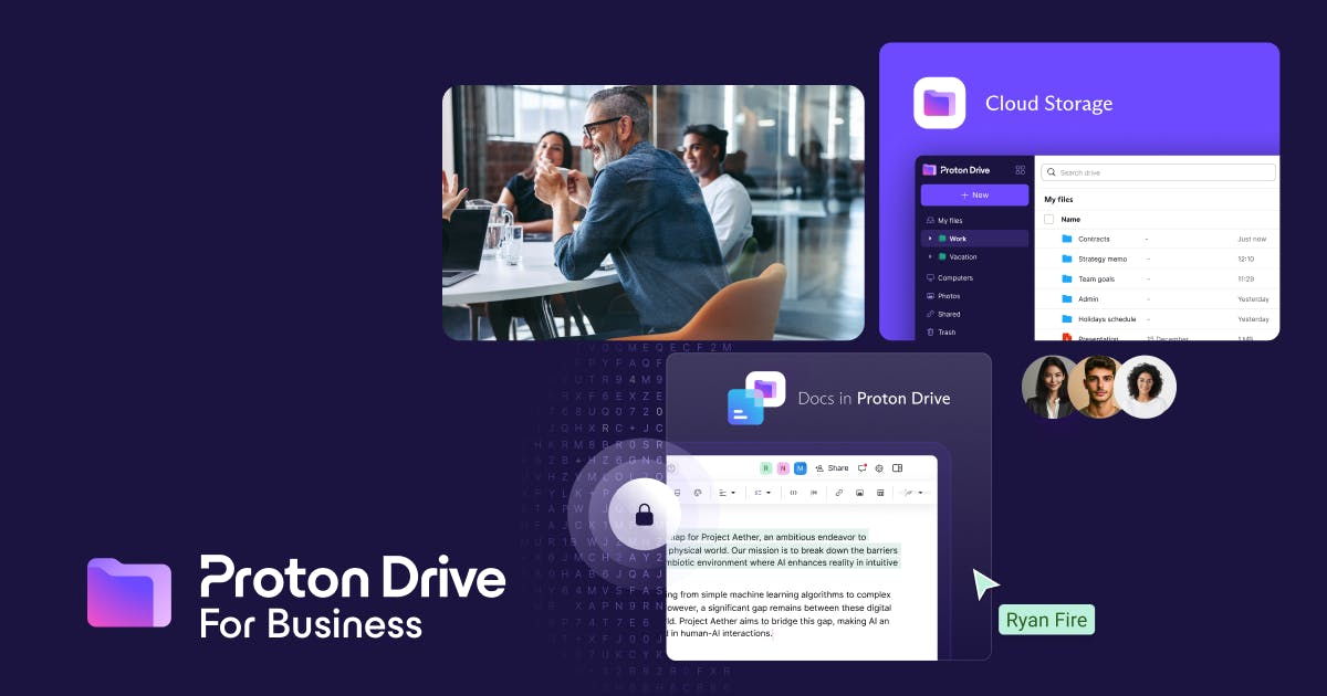 Proton Drive for Business