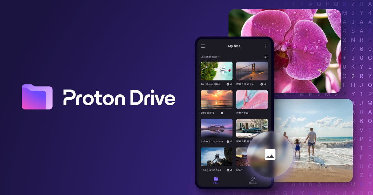 Proton Drive 사진 백업