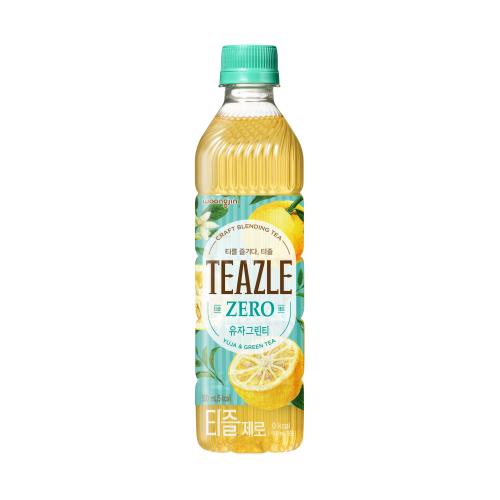 웅진 티즐 제로 유자그린티 500ml