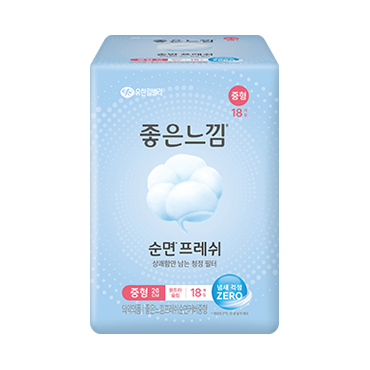 좋은느낌 순면프레쉬 중형 18P