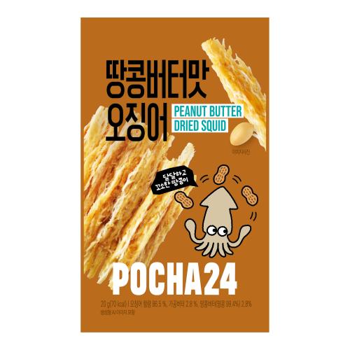 포차24 땅콩버터맛오징어 20g
