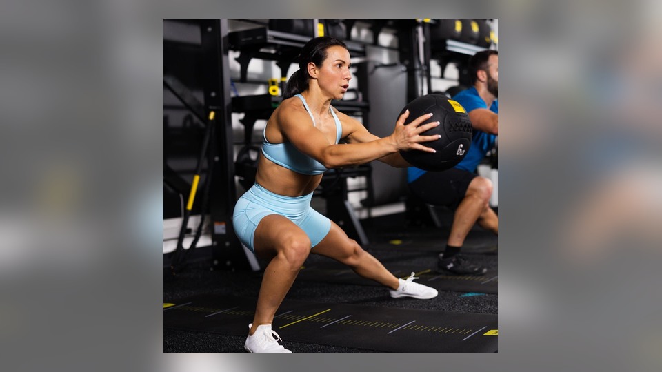 TRX HEXGRIP メディスンボール 20 lb