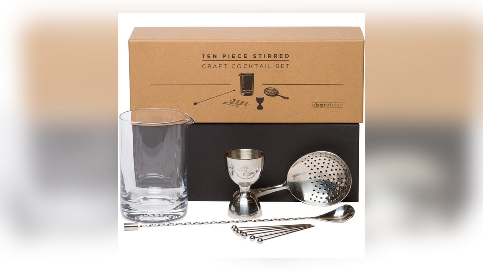 A Bar Above 10-Piece Stirred Craft Cocktail Set