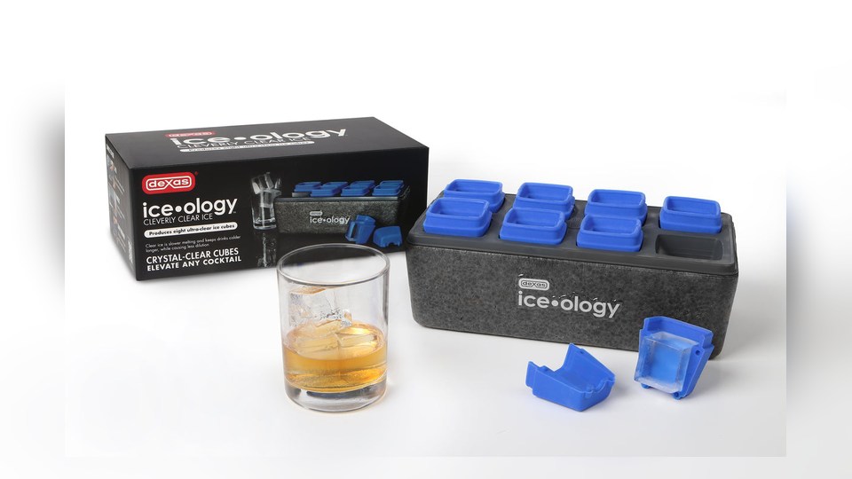 Dexas ice•ology 8 Small Cube Clear Ice Tray