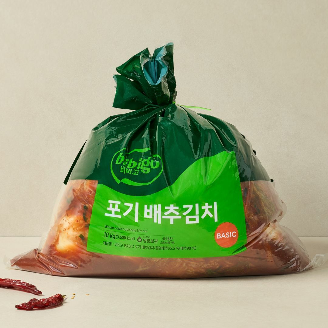 Bibigo Basic Whole-Cabbage Kimchi 10kg