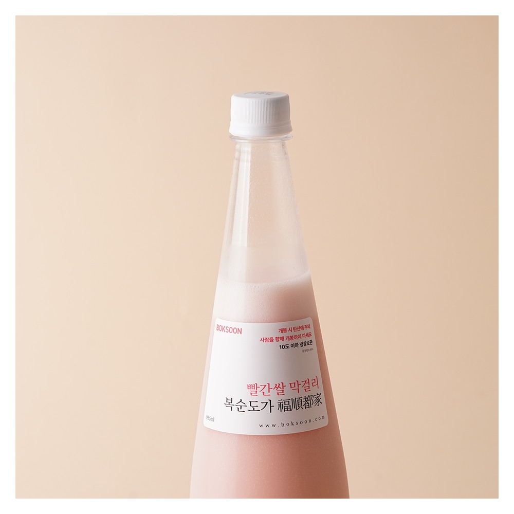 ボクスンドゥガ赤米マッコリ (복순도가 빨간쌀막걸리)