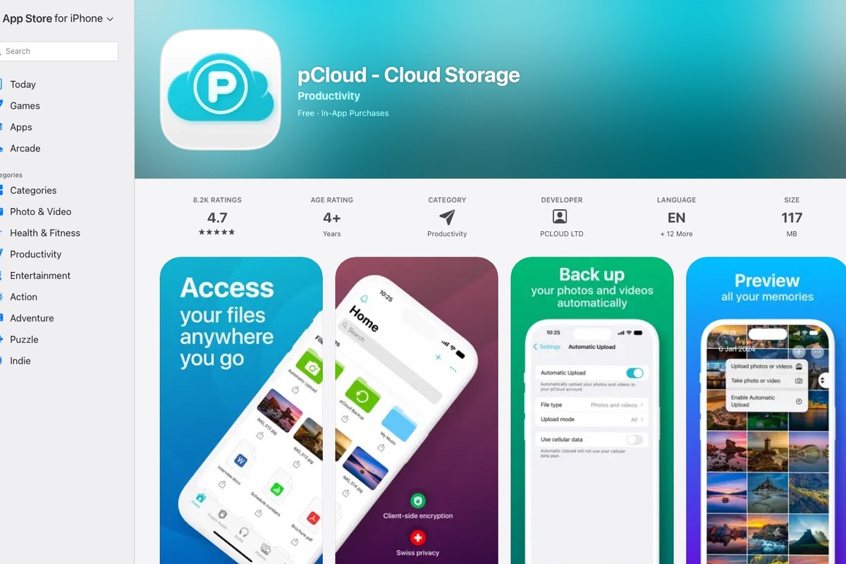 pCloud Rewind