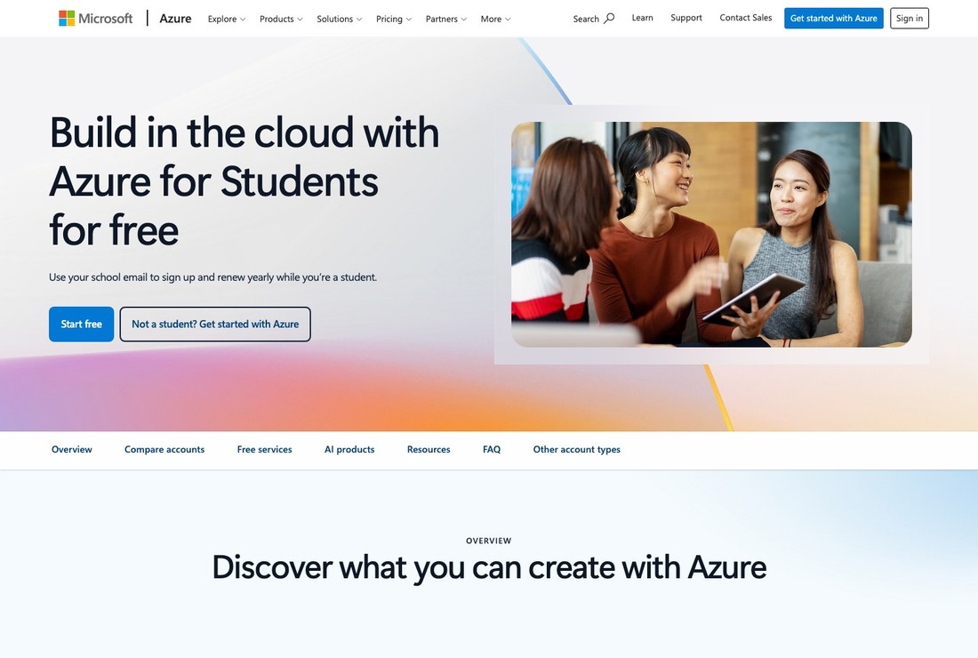Microsoft Azure for Students