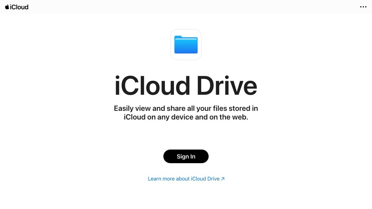 iCloud Drive