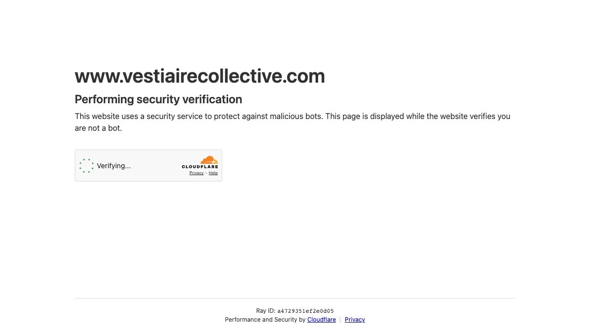 Vestiaire Collective Authentication