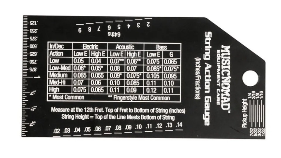 MusicNomad Precision String Action Gauge