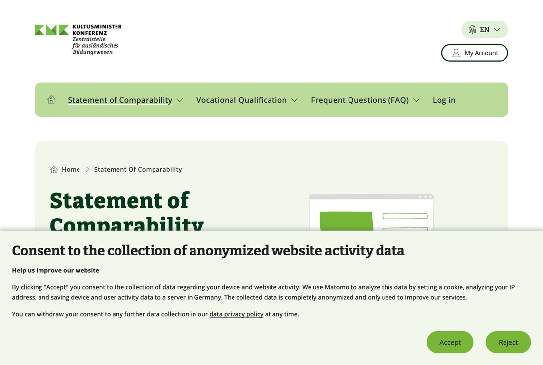 ZAB Statement of Comparability